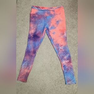 Hot Kiss Kids Colorful Tie-Dye Leggings